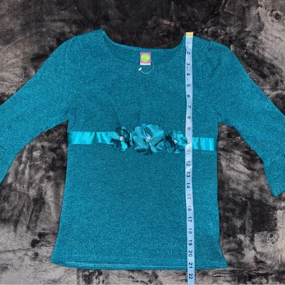 Dollie & Me Teal Dressy Outfit with Matching Doll Dress w/ DISCOUNTED SHIPPING - Picture 4 of 16